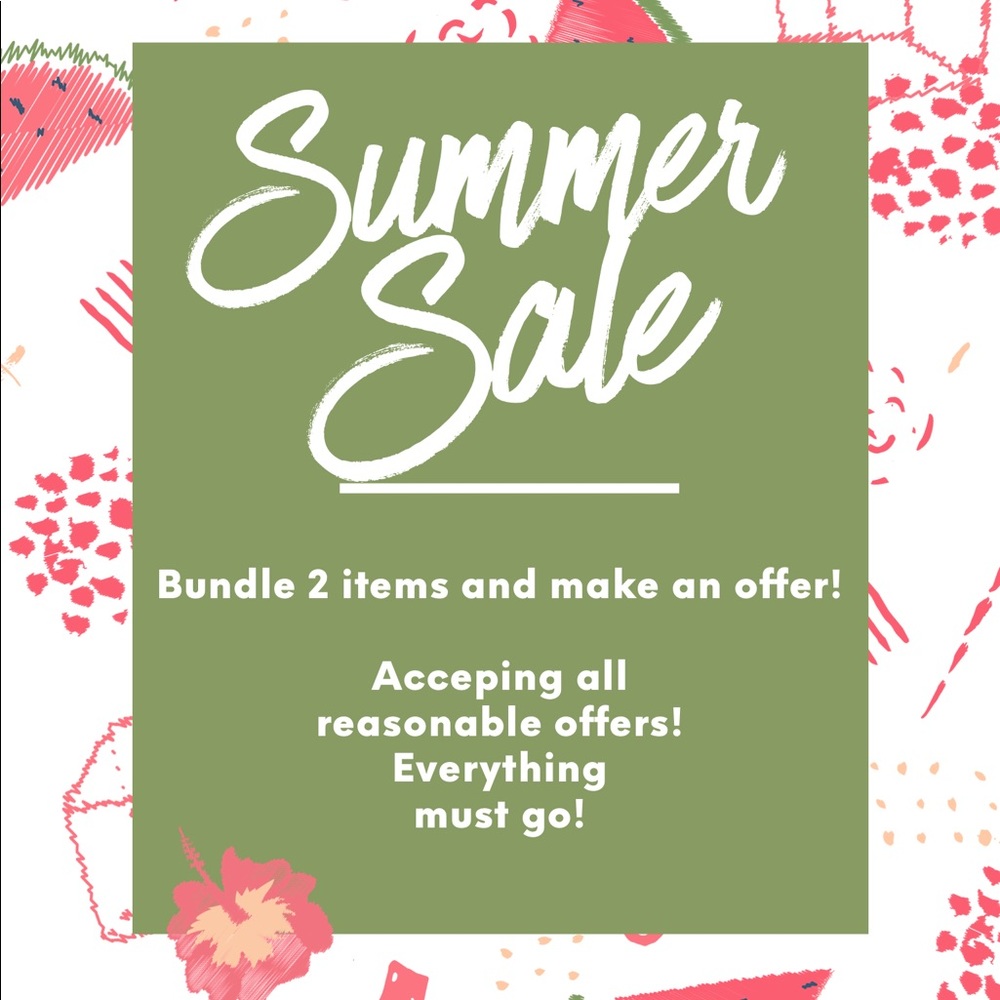 S A L E - accepting all reasonable offers!